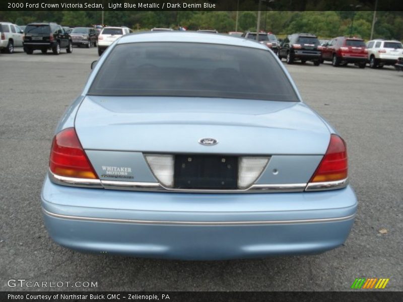 Light Blue Metallic / Dark Denim Blue 2000 Ford Crown Victoria Sedan