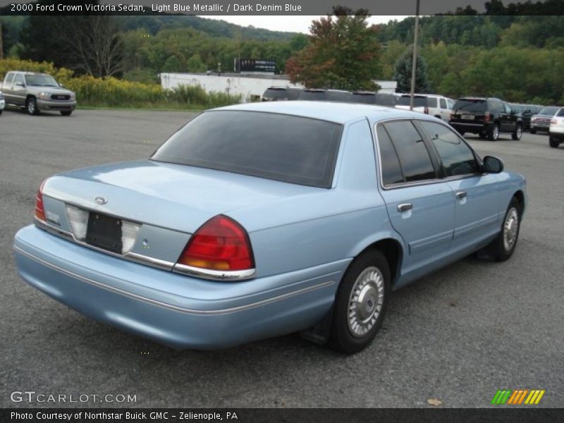 Light Blue Metallic / Dark Denim Blue 2000 Ford Crown Victoria Sedan