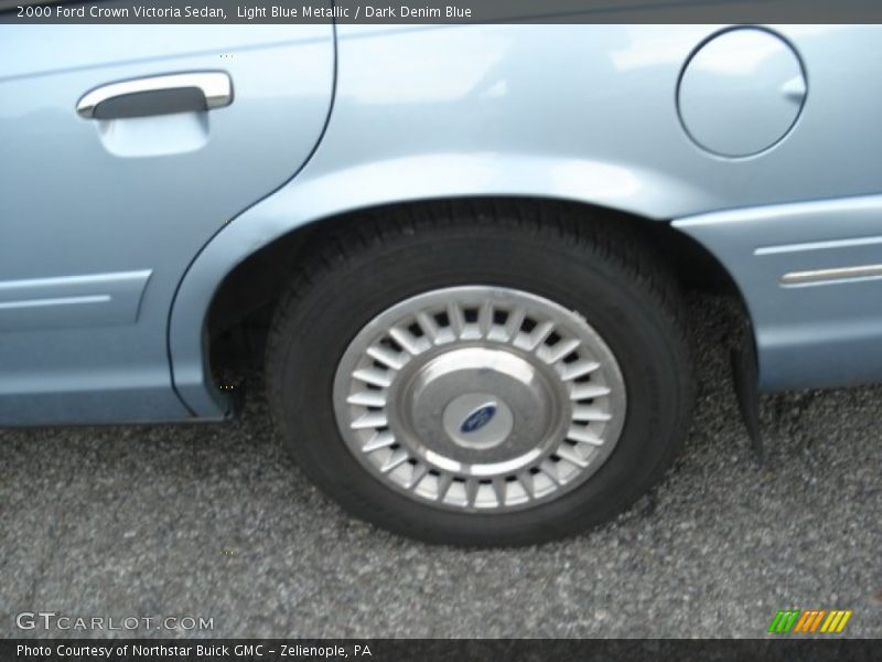 Light Blue Metallic / Dark Denim Blue 2000 Ford Crown Victoria Sedan