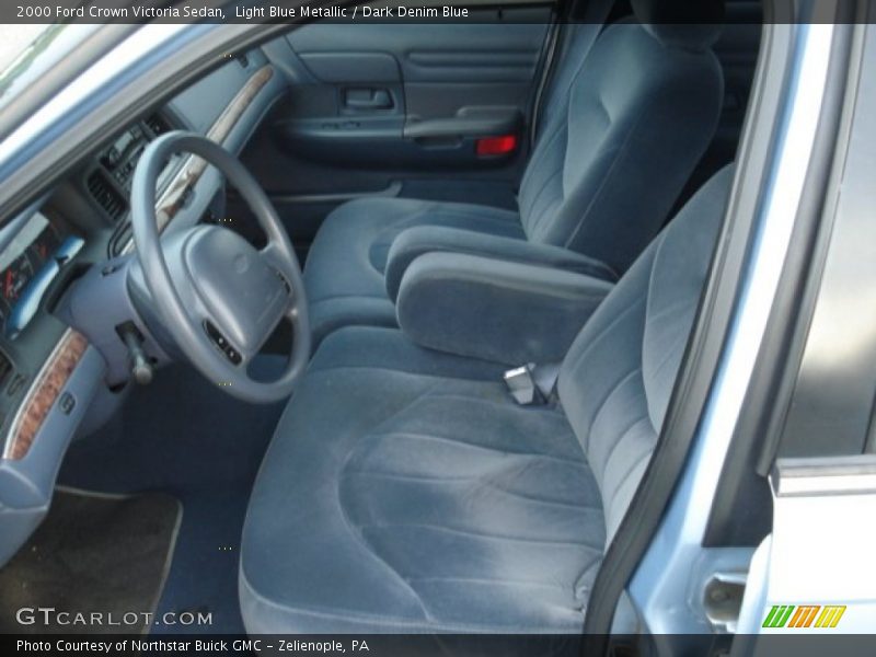 Light Blue Metallic / Dark Denim Blue 2000 Ford Crown Victoria Sedan