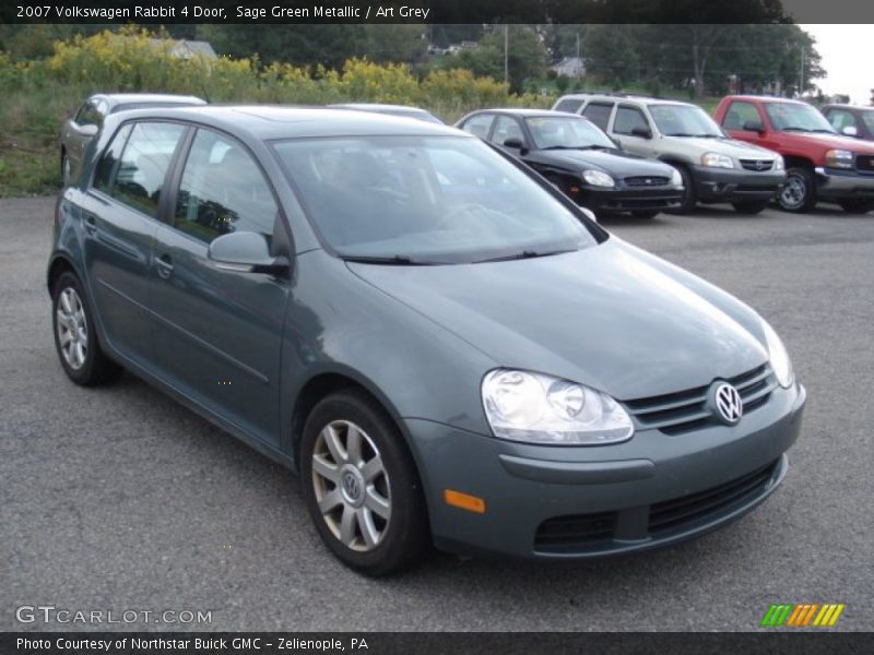 Sage Green Metallic / Art Grey 2007 Volkswagen Rabbit 4 Door