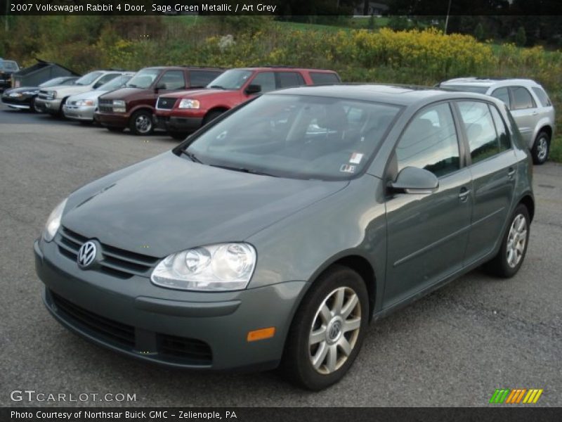 Sage Green Metallic / Art Grey 2007 Volkswagen Rabbit 4 Door