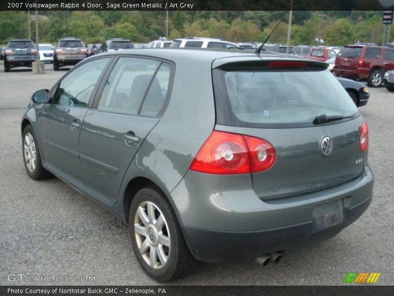 Sage Green Metallic / Art Grey 2007 Volkswagen Rabbit 4 Door