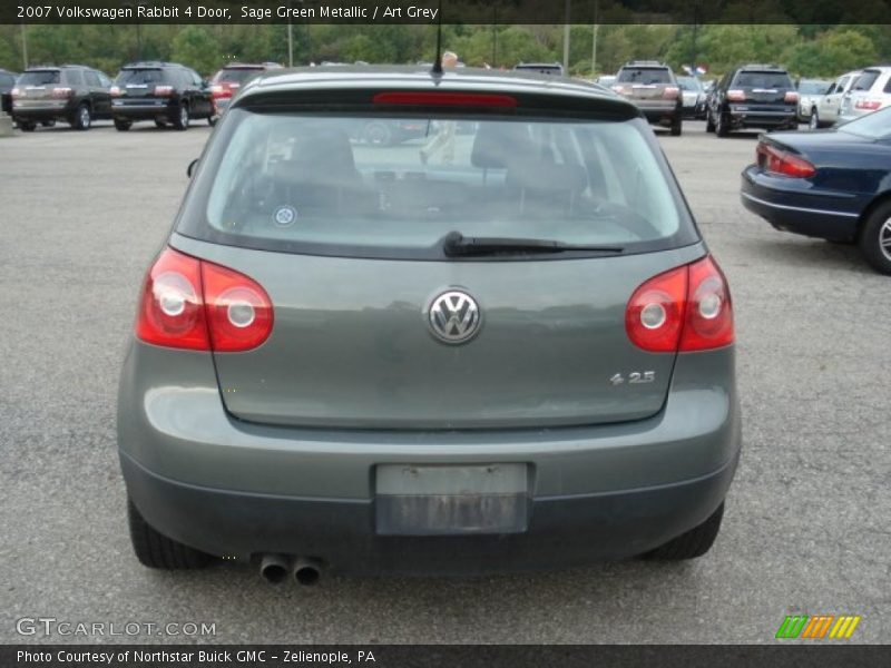 Sage Green Metallic / Art Grey 2007 Volkswagen Rabbit 4 Door