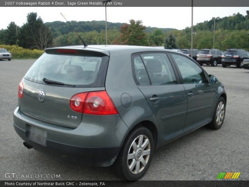 Sage Green Metallic / Art Grey 2007 Volkswagen Rabbit 4 Door