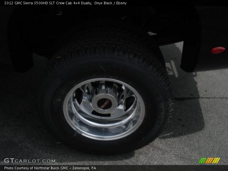 Onyx Black / Ebony 2012 GMC Sierra 3500HD SLT Crew Cab 4x4 Dually