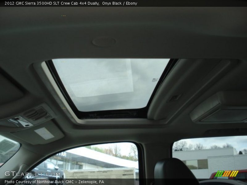 Onyx Black / Ebony 2012 GMC Sierra 3500HD SLT Crew Cab 4x4 Dually