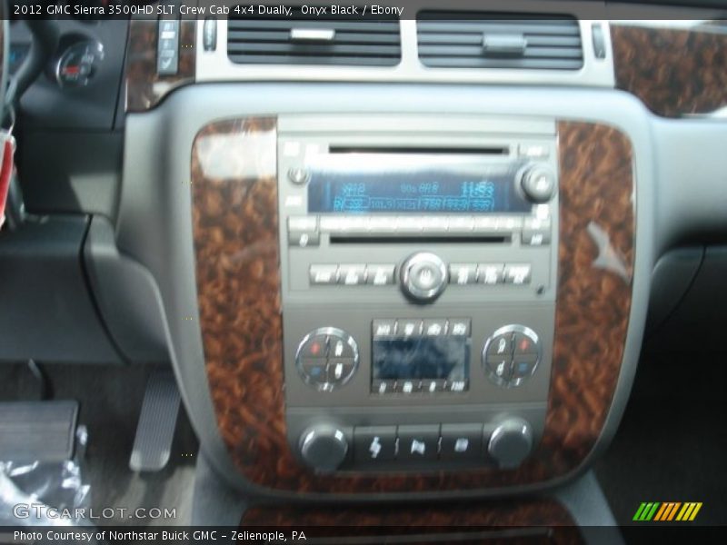 Onyx Black / Ebony 2012 GMC Sierra 3500HD SLT Crew Cab 4x4 Dually