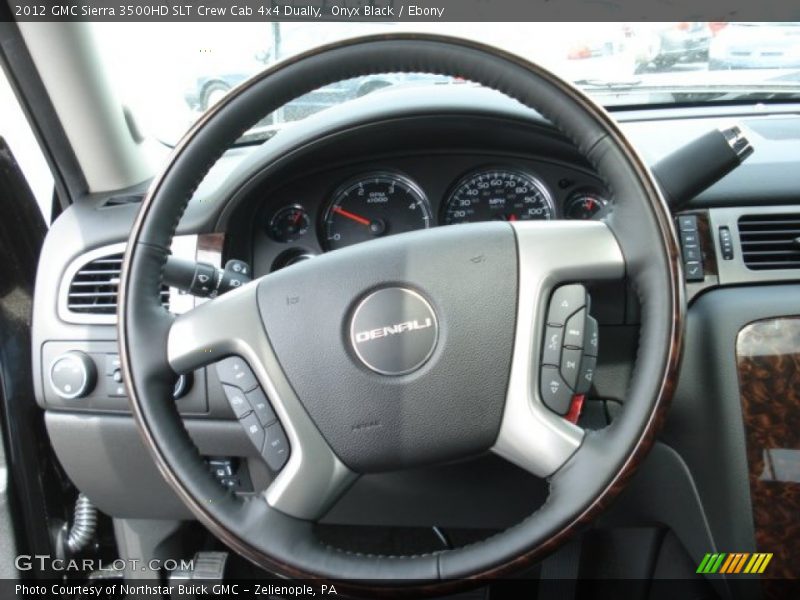 Onyx Black / Ebony 2012 GMC Sierra 3500HD SLT Crew Cab 4x4 Dually