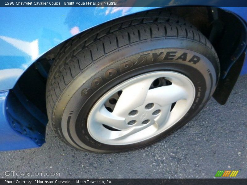 Bright Aqua Metallic / Neutral 1998 Chevrolet Cavalier Coupe
