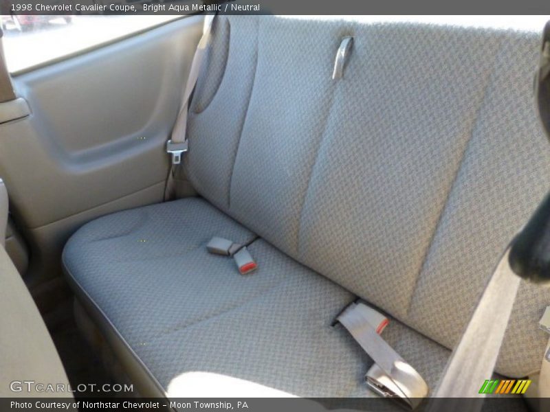Bright Aqua Metallic / Neutral 1998 Chevrolet Cavalier Coupe
