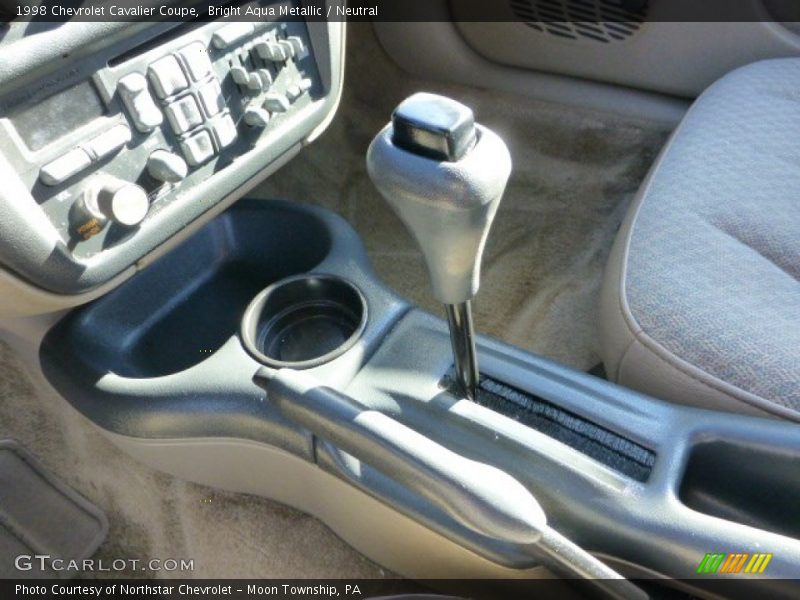 Bright Aqua Metallic / Neutral 1998 Chevrolet Cavalier Coupe