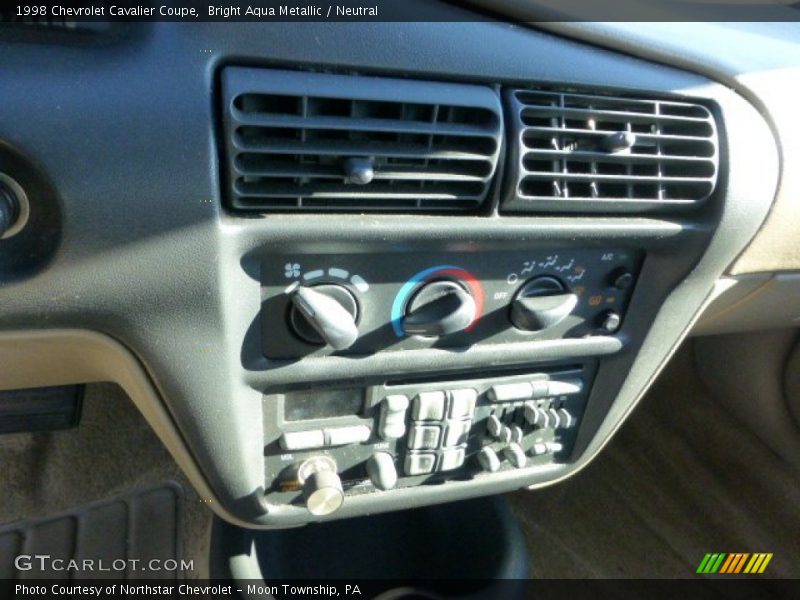 Bright Aqua Metallic / Neutral 1998 Chevrolet Cavalier Coupe