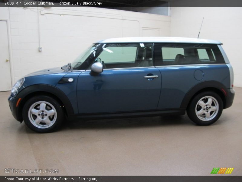 Horizon Blue / Black/Grey 2009 Mini Cooper Clubman