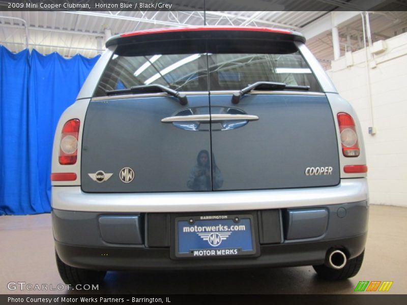 Horizon Blue / Black/Grey 2009 Mini Cooper Clubman