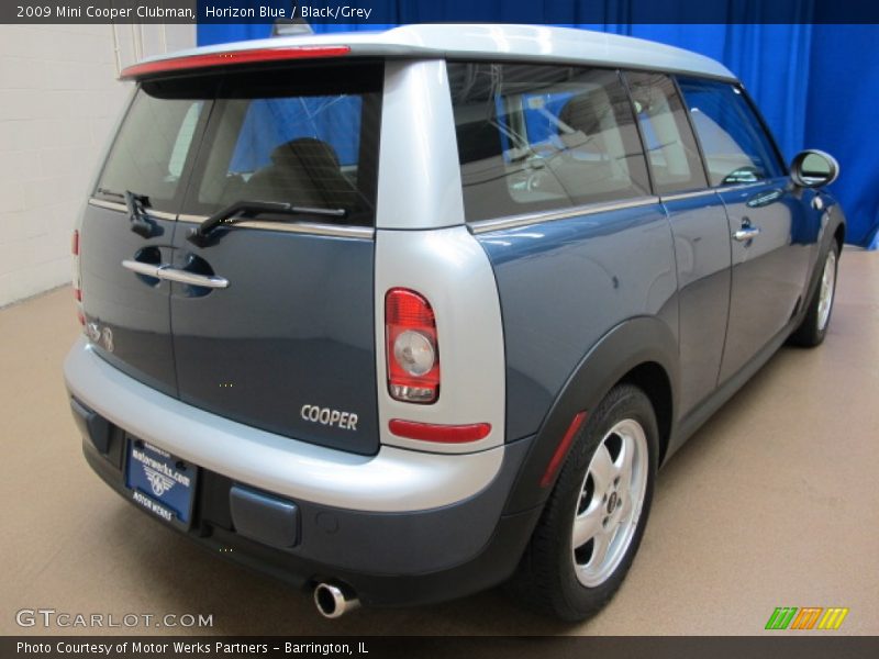 Horizon Blue / Black/Grey 2009 Mini Cooper Clubman