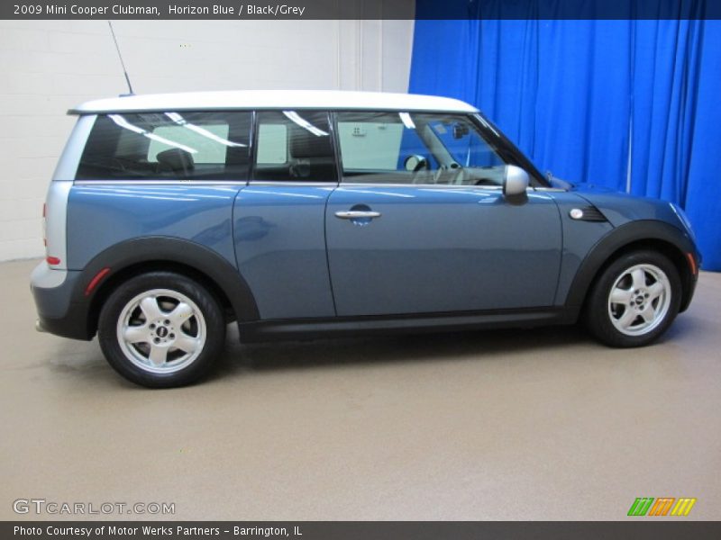 Horizon Blue / Black/Grey 2009 Mini Cooper Clubman