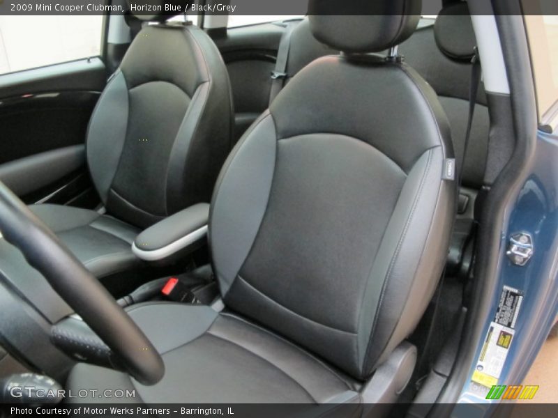 Horizon Blue / Black/Grey 2009 Mini Cooper Clubman