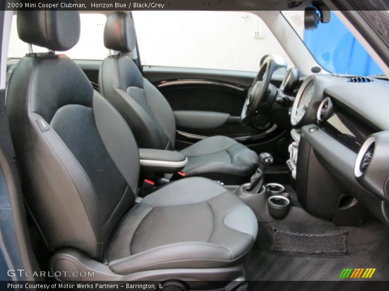 Horizon Blue / Black/Grey 2009 Mini Cooper Clubman