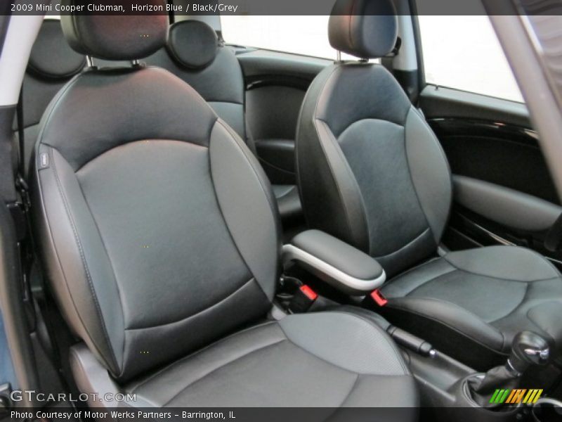 Horizon Blue / Black/Grey 2009 Mini Cooper Clubman
