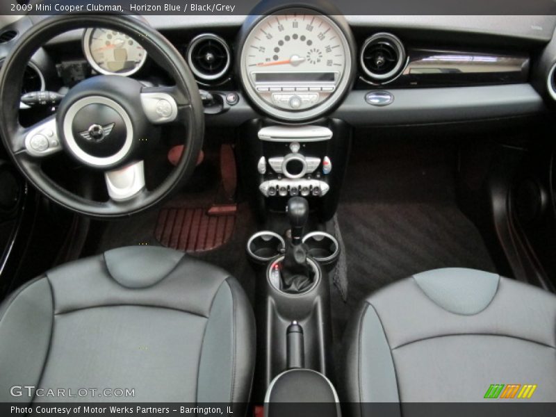 Horizon Blue / Black/Grey 2009 Mini Cooper Clubman