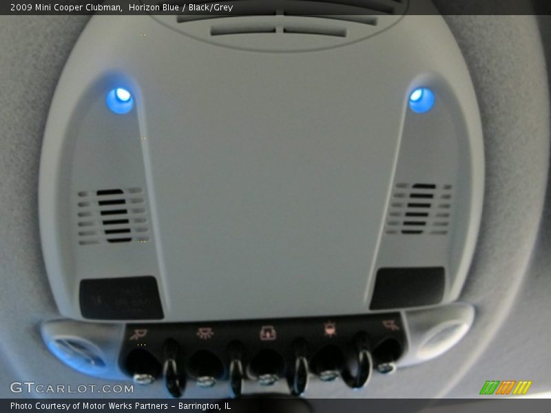 Horizon Blue / Black/Grey 2009 Mini Cooper Clubman