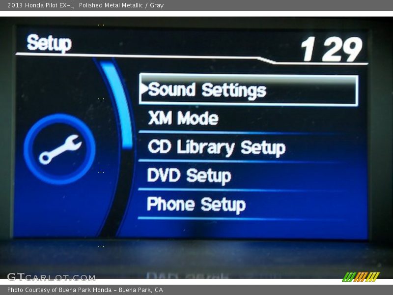 Polished Metal Metallic / Gray 2013 Honda Pilot EX-L