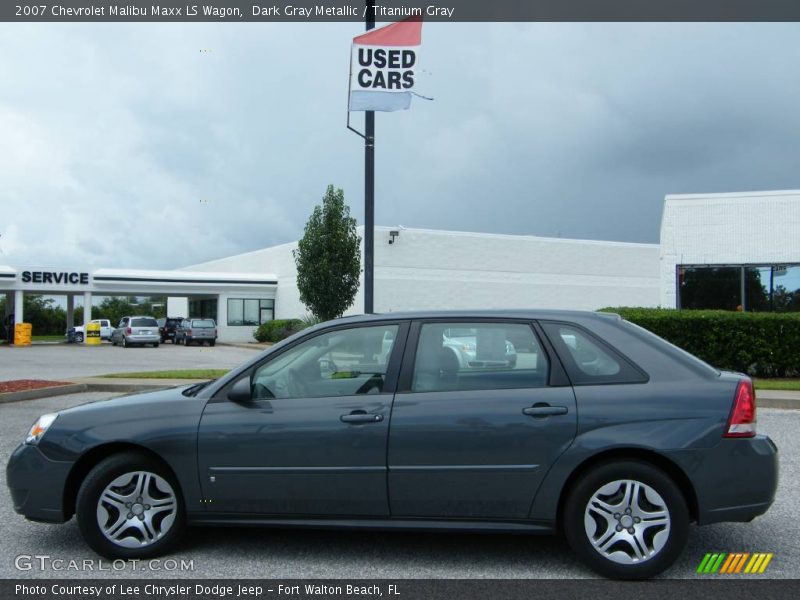 Dark Gray Metallic / Titanium Gray 2007 Chevrolet Malibu Maxx LS Wagon