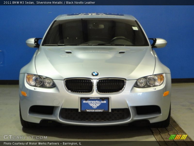 Silverstone Metallic / Black Novillo Leather 2011 BMW M3 Sedan