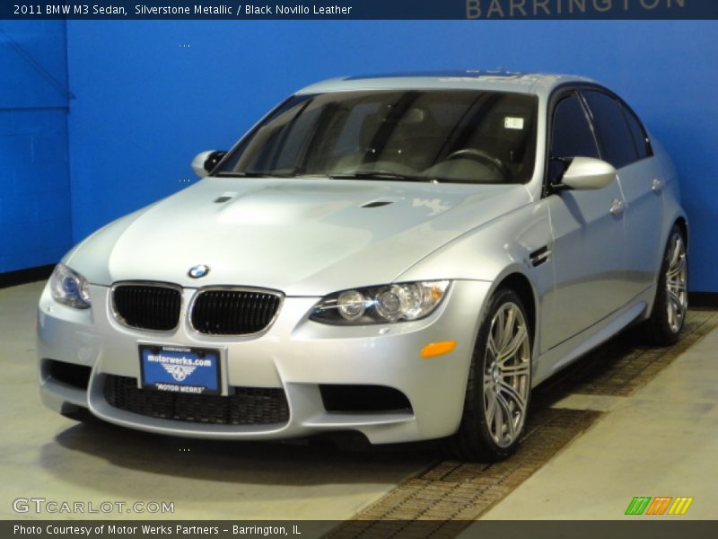 Silverstone Metallic / Black Novillo Leather 2011 BMW M3 Sedan