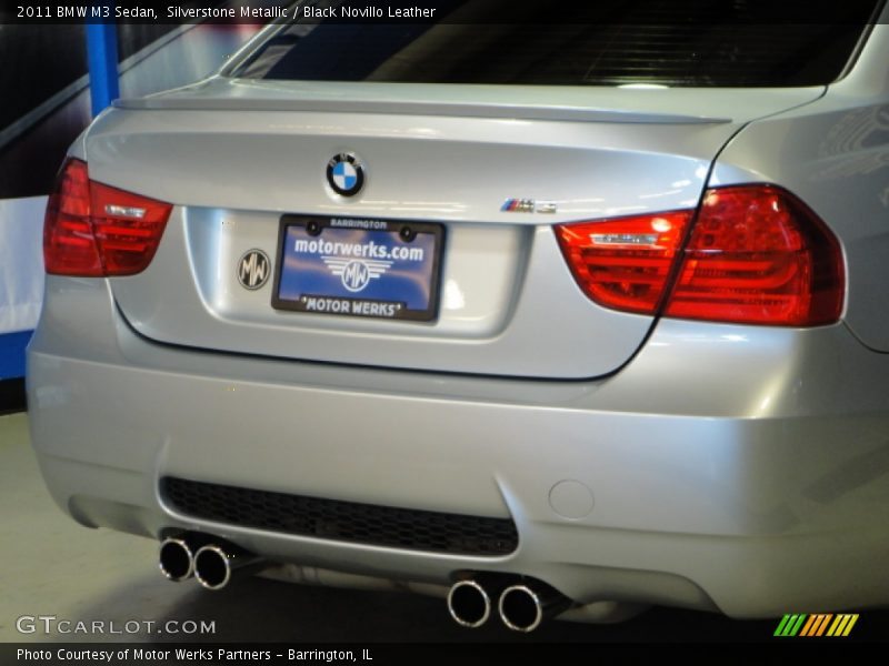 Silverstone Metallic / Black Novillo Leather 2011 BMW M3 Sedan