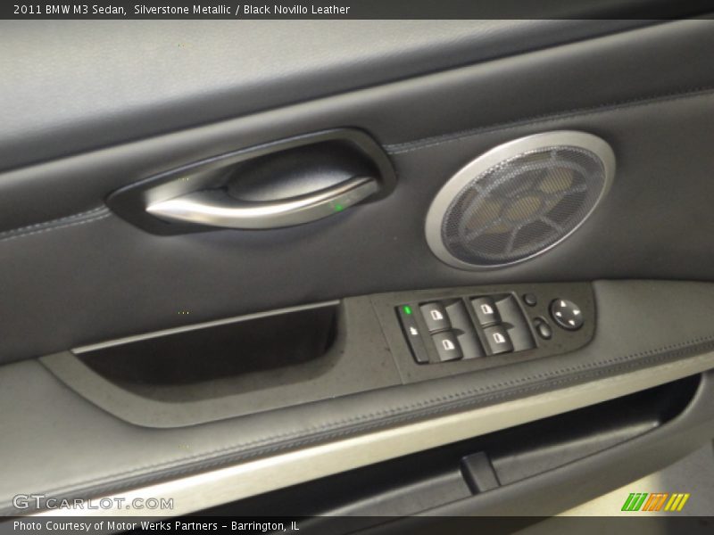 Silverstone Metallic / Black Novillo Leather 2011 BMW M3 Sedan