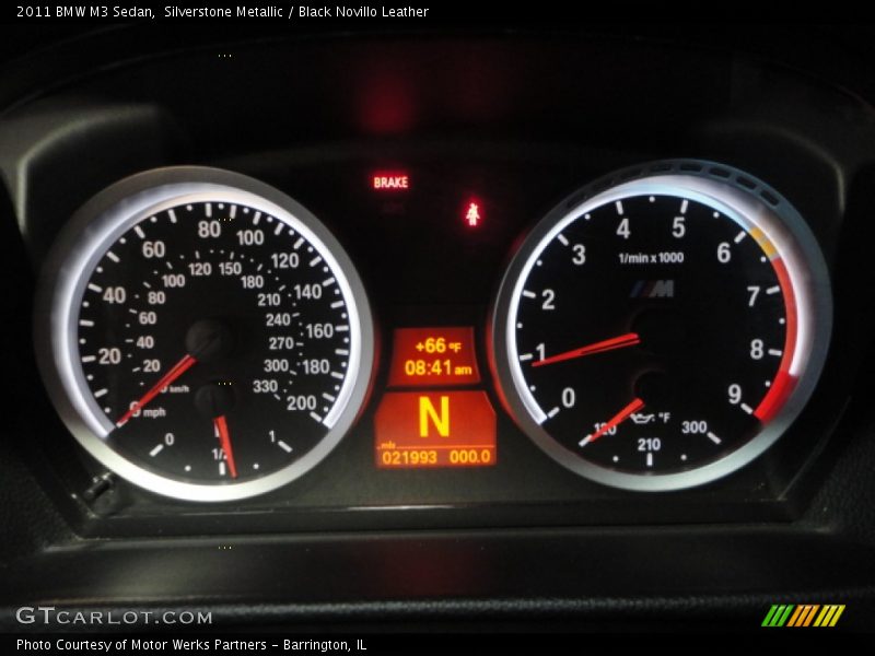  2011 M3 Sedan Sedan Gauges