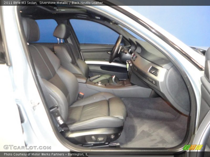Silverstone Metallic / Black Novillo Leather 2011 BMW M3 Sedan