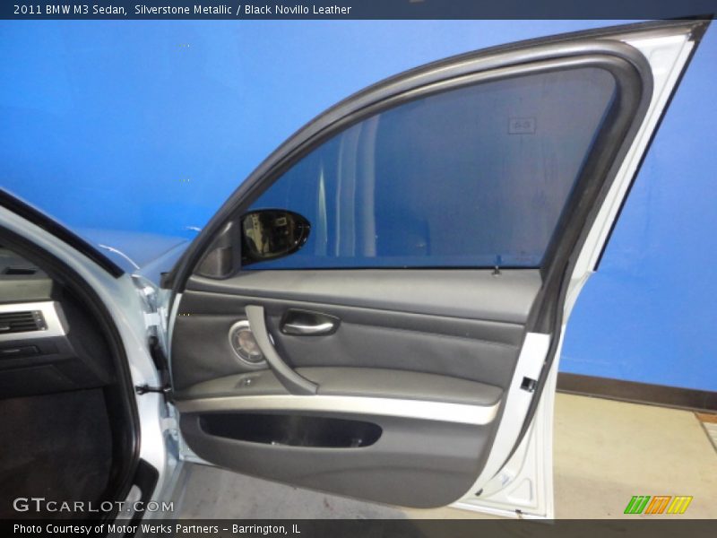 Silverstone Metallic / Black Novillo Leather 2011 BMW M3 Sedan