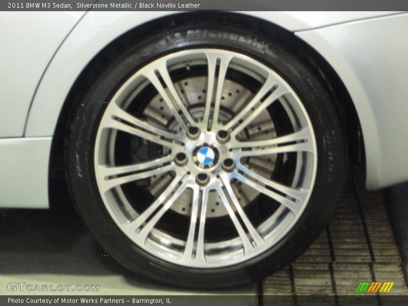 Silverstone Metallic / Black Novillo Leather 2011 BMW M3 Sedan