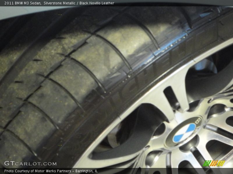 Silverstone Metallic / Black Novillo Leather 2011 BMW M3 Sedan