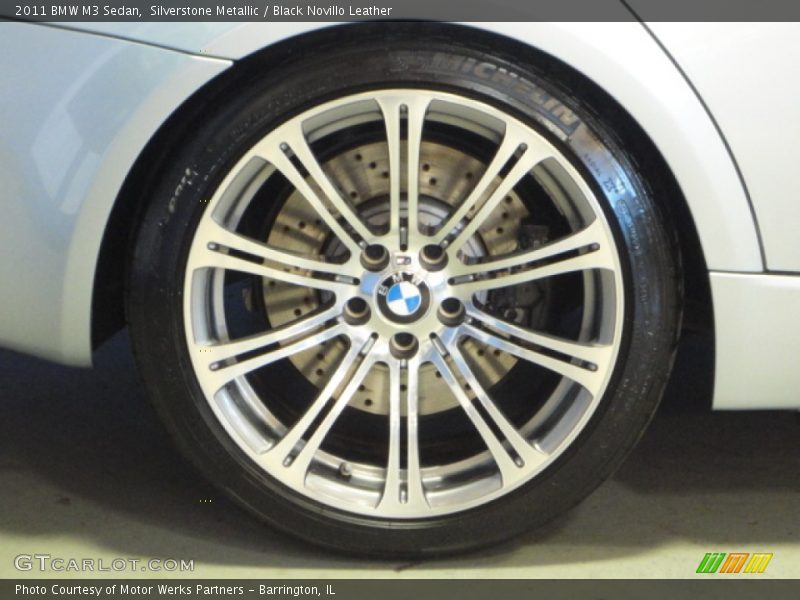 Silverstone Metallic / Black Novillo Leather 2011 BMW M3 Sedan