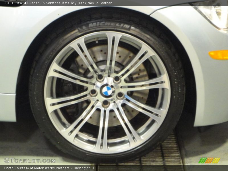Silverstone Metallic / Black Novillo Leather 2011 BMW M3 Sedan