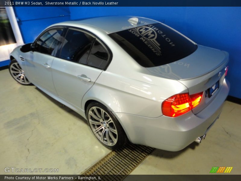 Silverstone Metallic / Black Novillo Leather 2011 BMW M3 Sedan