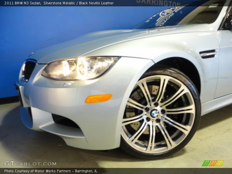 Silverstone Metallic / Black Novillo Leather 2011 BMW M3 Sedan