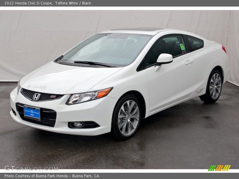 Taffeta White / Black 2012 Honda Civic Si Coupe