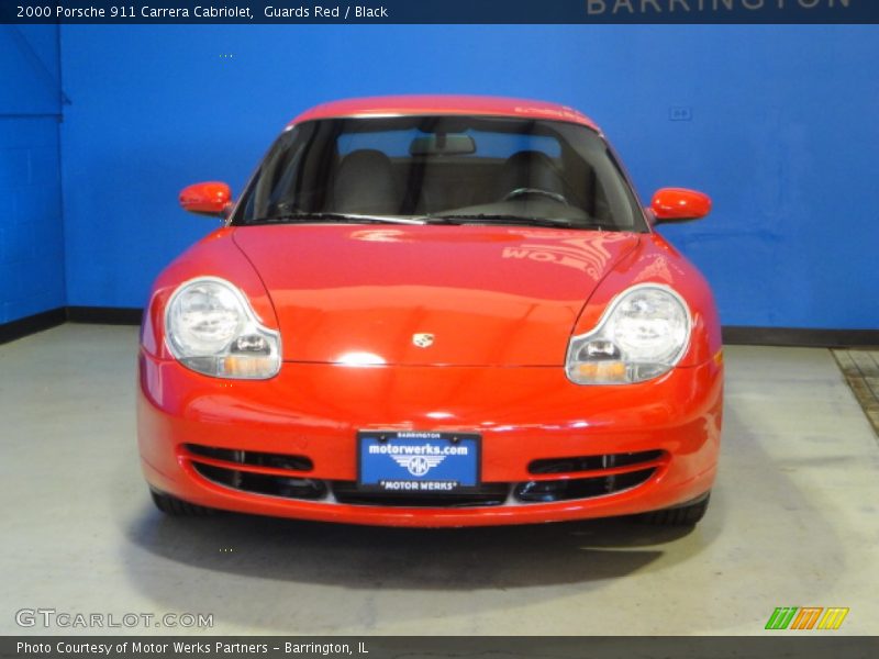 Guards Red / Black 2000 Porsche 911 Carrera Cabriolet