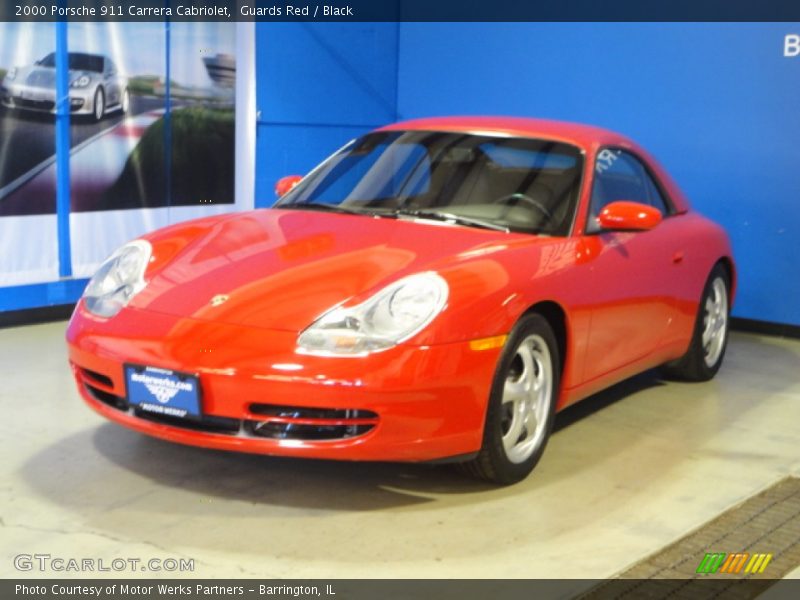Guards Red / Black 2000 Porsche 911 Carrera Cabriolet