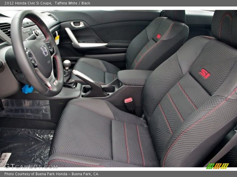 Taffeta White / Black 2012 Honda Civic Si Coupe