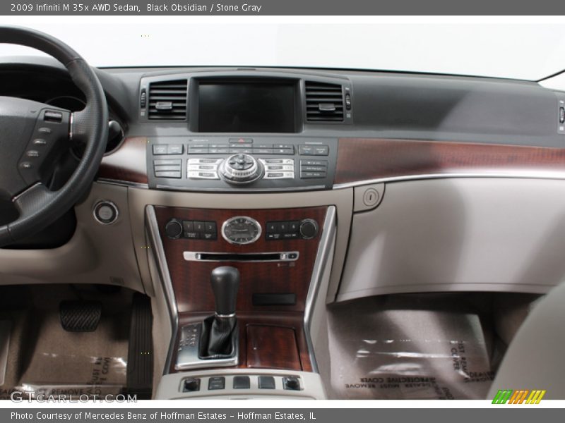 Black Obsidian / Stone Gray 2009 Infiniti M 35x AWD Sedan