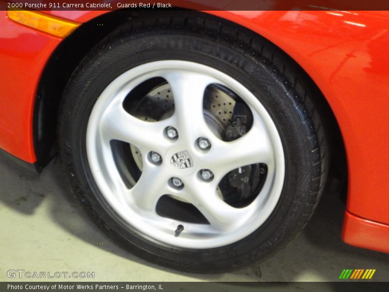 Guards Red / Black 2000 Porsche 911 Carrera Cabriolet