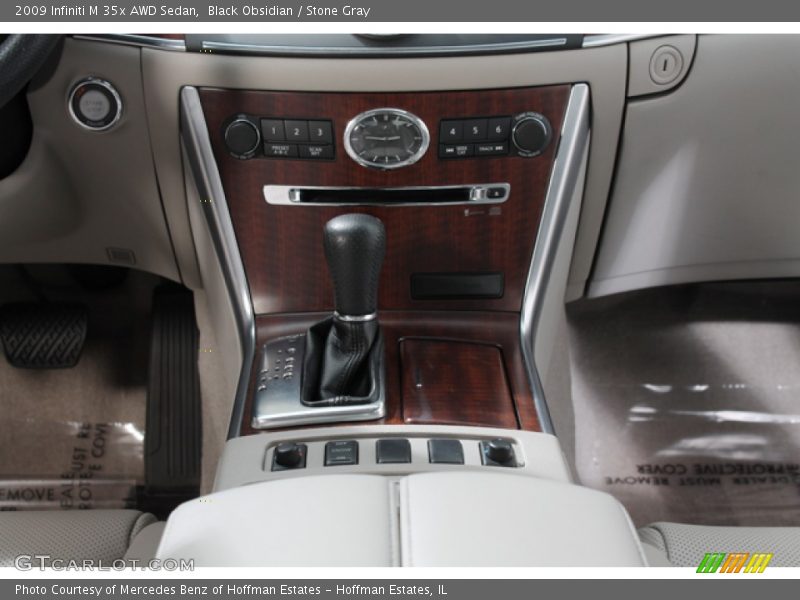 Black Obsidian / Stone Gray 2009 Infiniti M 35x AWD Sedan