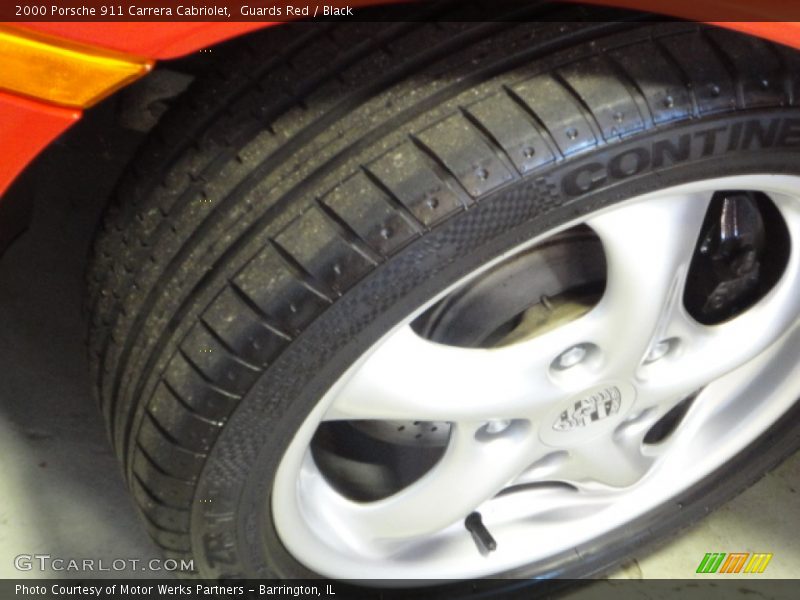 Guards Red / Black 2000 Porsche 911 Carrera Cabriolet