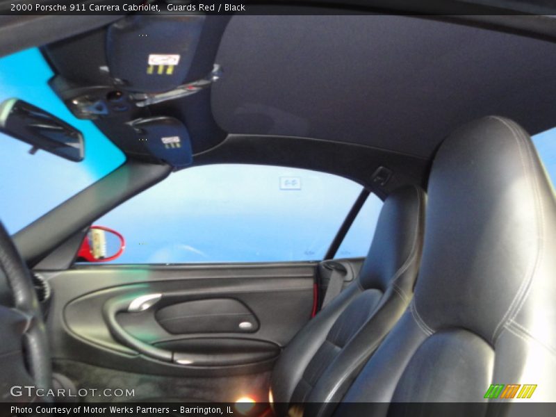 Guards Red / Black 2000 Porsche 911 Carrera Cabriolet